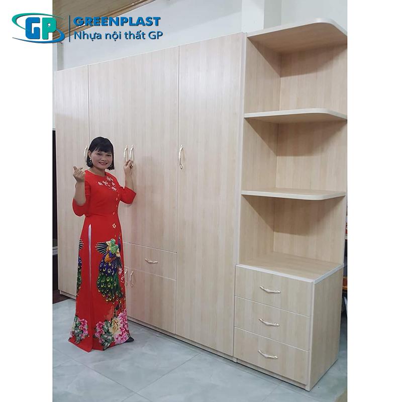 tu-quan-ao-gpm067 Tủ quần áo GPM067