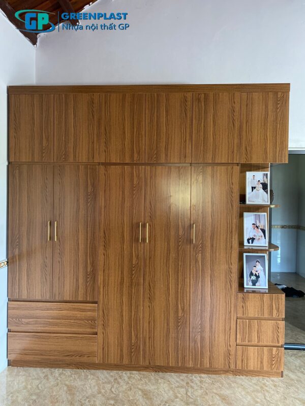 Chất liệu nhựa vân gỗ giống như thật