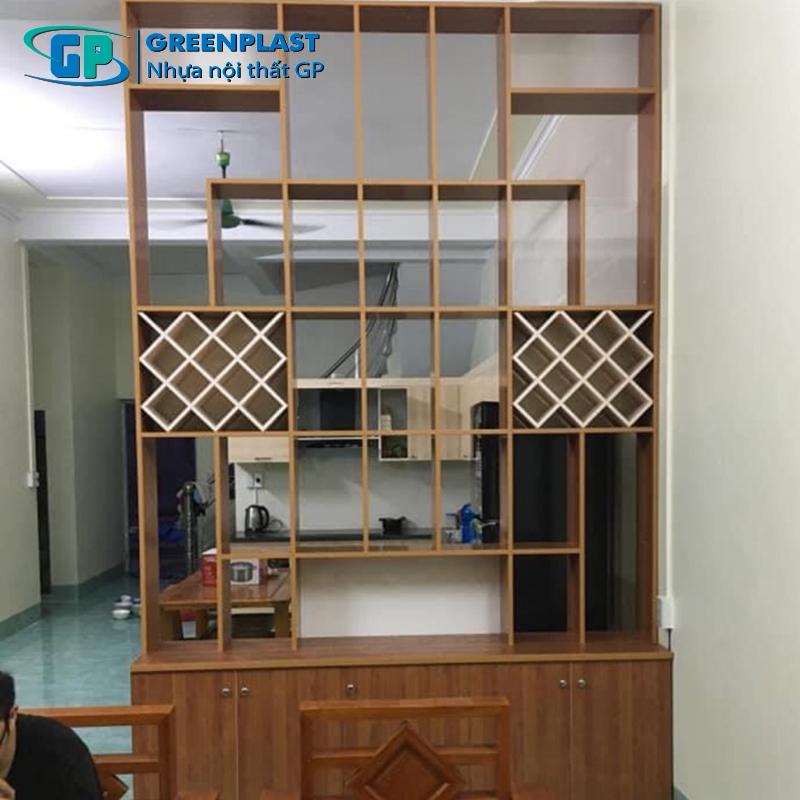 kệ nhựa trang trí phòng khách