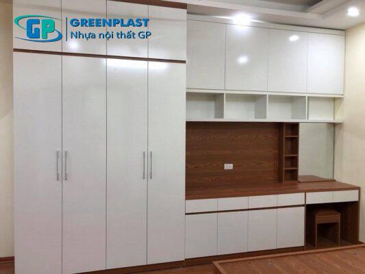 Tủ quần áo nhựa có bàn trang điểm