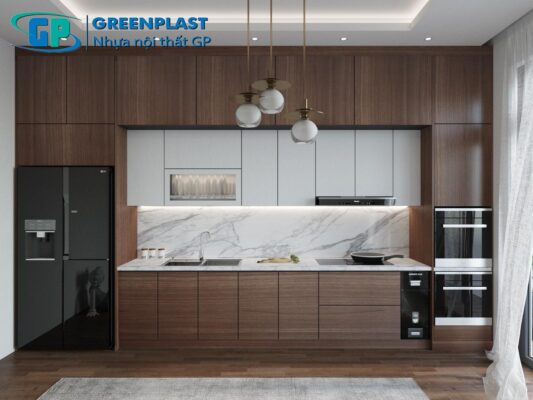 báo giá tủ bếp nhựa 2022