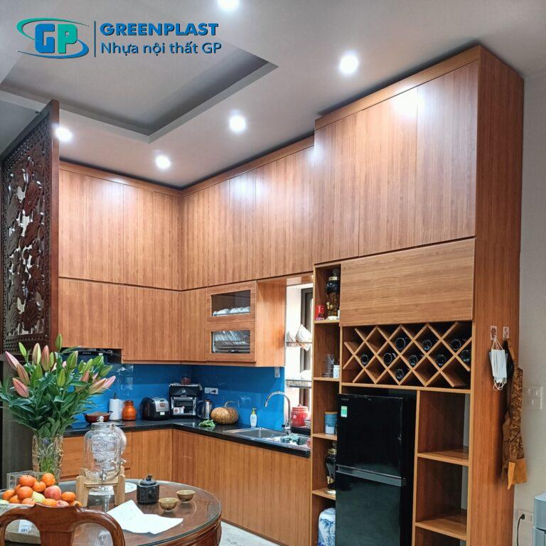 báo giá tủ bếp nhựa 2022