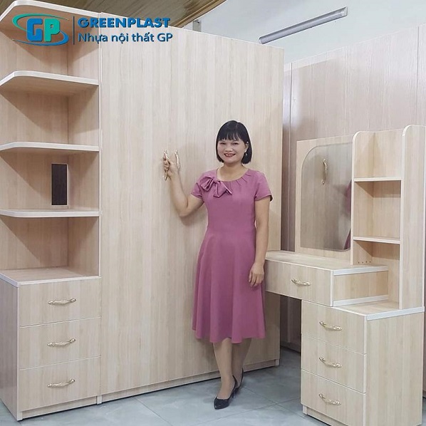 tủ quần áo nhựa GP Greenplast